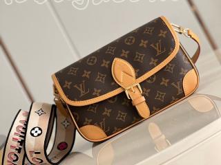 ルイヴィトン モノグラムバッグ コピー M45985 「LOUIS VUITTON」 22新作 DIANE ディアヌ NM PM レディース ショルダーバッグ ノワール