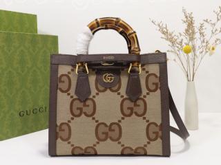 660195 UKMBT 2572 グッチ バッグ コピー GUCCI 22新作 〔グッチ ダイアナ〕ジャンボGG スモール トートバッグ レディース ショルダーバッグ