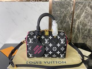 M46088 ルイヴィトン モノグラム・アンプラント バッグ コピー 「LOUIS VUITTON」 22新作 スピーディ・バンドリエール 20 レディース ショルダーバッグ