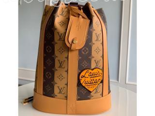 M45968 ルイヴィトン モノグラム・ストライプ バッグ スーパーコピー 「LOUIS VUITTON」 22新作 ランドネ・メッセンジャー メンズ バックパック