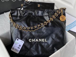 AS3260-1 シャネル バッグ スーパーコピー CHANEL 22 22年新作 スモール ハンドバッグ シャイニー カーフスキン ショルダーバッグ