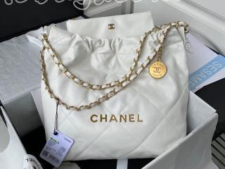 AS3260-4 シャネル バッグ コピー CHANEL 22 22年新作 スモール ハンドバッグ シャイニー カーフスキン ショルダーバッグ