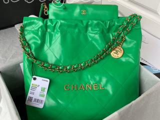 AS3260-8 シャネル バッグ コピー CHANEL 22 22年新作 スモール ハンドバッグ シャイニー カーフスキン ショルダーバッグ