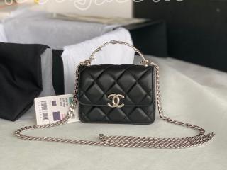 AP2758-1 シャネル バッグ スーパーコピー CHANEL 22年新作 チェーン クラッチ ラムスキン & エナメル レディース ショルダーバッグ 4色可選択