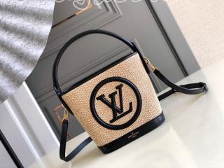 M59961 ルイヴィトン バッグ スーパーコピー 「LOUIS VUITTON」 22新作 プティ・バケット レディース ショルダーバッグ 2色可選択 ノワール