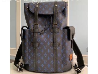 M46338 ルイヴィトン モノグラム バッグ スーパーコピー 「LOUIS VUITTON」 22新款 クリストファー MM メンズ バックパック