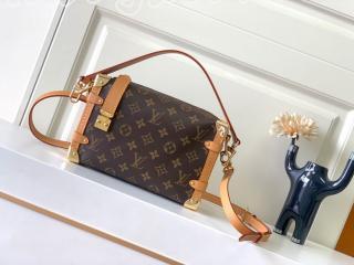 M46358 ルイヴィトン モノグラム バッグ スーパーコピー 「LOUIS VUITTON」 22新作 サイドトランク レディース ショルダーバッグ