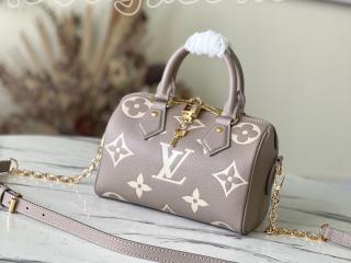 M46575 ルイヴィトン モノグラム・アンプラント バッグ コピー 「LOUIS VUITTON」 23新作 スピーディ・バンドリエール 20 レディース ショルダーバッグ