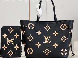 M58907 ルイヴィトン モノグラム・アンプラント バッグ コピー 「LOUIS VUITTON」 23新作 ネヴァーフル MM レディース トートバッグ