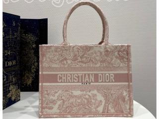 M1296ZTDT_M956 ディオール バッグ コピー Dior Book Tote ミディアムバッグ トワル ドゥ ジュイ エンブロイダリー トートバッグ