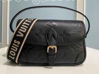 M46386 ルイヴィトン モノグラム・アンプラント バッグ コピー 「LOUIS VUITTON」 23新作 ディアヌ レディース ショルダーバッグ ノワール