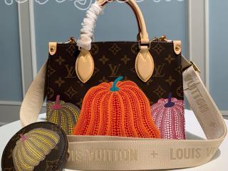 M46466 ルイヴィトン モノグラム バッグ コピー 「LOUIS VUITTON」 23新作 LV × YK オンザゴー MM レディース トートバッグ