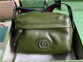 725696 AABDH 3353 グッチ バッグ スーパーコピー GUCCI 23年新款 ダブルG付き メンズ ショルダーバッグ