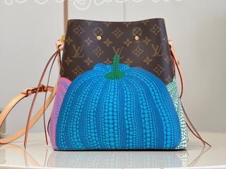 M46473 ルイヴィトン モノグラム バッグ コピー 「LOUIS VUITTON」 23新作 LV × YK ネオノエ MM レディース ショルダーバッグ