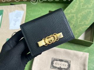 746059-1 グッチ 財布 スーパーコピー GUCCI 23新款 インターロッキングG パイソン ボウ付き ウォレット 二つ折り財布