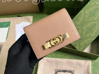 746059-3 グッチ 財布 スーパーコピー GUCCI 23新款 インターロッキングG パイソン ボウ付き ウォレット 二つ折り財布