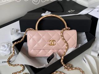 AP3385-2 シャネル バッグ コピー 23秋冬 CHANEL チェーン フラップ フォンケース ラムスキン レディース ショルダーバッグ