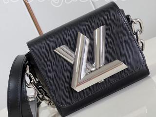 M22296 ルイヴィトン エピ バッグ スーパーコピー 「LOUIS VUITTON」 23新作 ツイスト ロック･XL レディース ショルダーバッグ ノワール