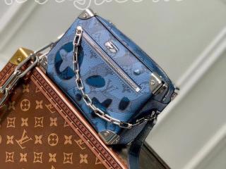 M22588 ルイヴィトン モノグラム・パターン バッグ スーパーコピー 「LOUIS VUITTON」 23新作 ミニ・ソフトトランク メンズ ショルダーバッグ