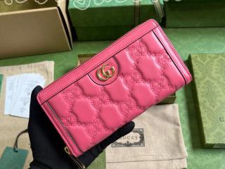 723784-2 グッチ 長財布 スーパーコピー GUCCI 23新款 GG マトラッセ ジップアラウンドウォレット ラウンドファスナー財布