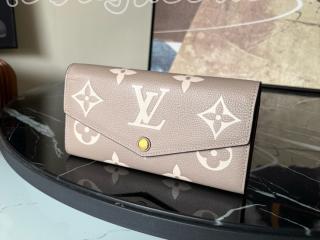 M81049 ルイヴィトン モノグラム・アンプラント 長財布 スーパーコピー 「LOUIS VUITTON」 ポルトフォイユ・サラ NM レディース 二つ折り財布