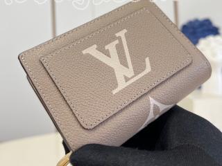 M82370 ルイヴィトン モノグラム・アンプラント 財布 コピー 「LOUIS VUITTON」 23新作 ポルトフォイユ・クレア レディース 二つ折り財布