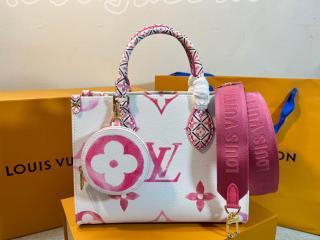 M22976 ルイヴィトン モノグラム・アンプラント バッグ スーパーコピー 「LOUIS VUITTON」 23新作 オンザゴー PM レディース トートバッグ