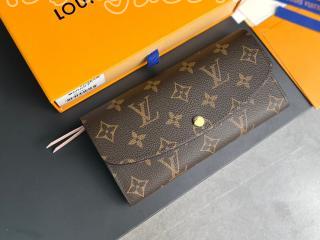 M61289-new ルイヴィトン モノグラム 長財布 スーパーコピー 「LOUIS VUITTON」 23新作 ポルトフォイユ・エミリー レディース 二つ折り財布