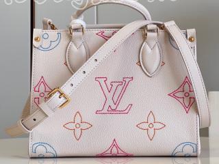 M46629 ルイヴィトン モノグラム・アンプラント バッグ スーパーコピー 「LOUIS VUITTON」  23新作 オンザゴー PM レディース トートバッグ