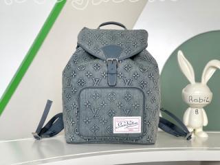 M22534 ルイヴィトン モノグラム・ウォッシュ バッグ スーパーコピー 「LOUIS VUITTON」 23新作 モンスリ・バックパック メンズ バッグ