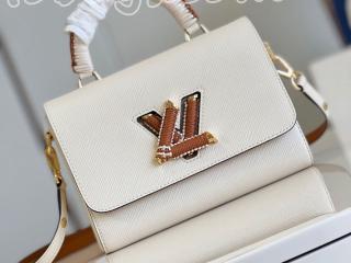 M22236 ルイヴィトン エピ バッグ コピー 「LOUIS VUITTON」 23新作 ツイスト MM レディース ショルダーバッグ クオーツ