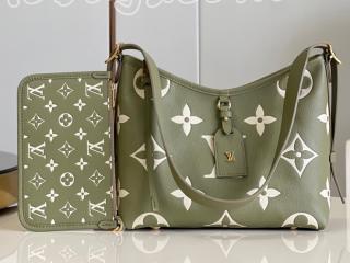 M46672 ルイヴィトン モノグラム・アンプラント バッグ コピー 「LOUIS VUITTON」 23新作 キャリーオール ジップ NM PM レディース ショルダーバッグ