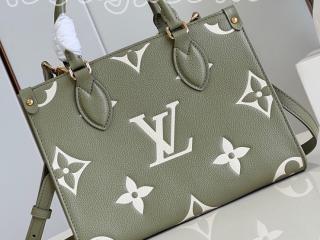 M46647 ルイヴィトン モノグラム・アンプラント バッグ スーパーコピー 「LOUIS VUITTON」 23新作 オンザゴー PM レディース トートバッグ