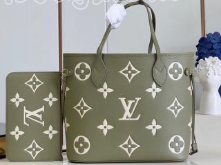 M46649 ルイヴィトン モノグラム・アンプラント バッグ コピー 「LOUIS VUITTON」 23新作 ネヴァーフル MM レディース トートバッグ