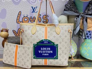 M23501 ルイヴィトン モノパナム バッグ コピー 「LOUIS VUITTON」 23新作 ネヴァーフル MM レディース トートバッグ