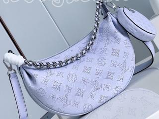 M22959 ルイヴィトン マヒナ バッグ スーパーコピー 「LOUIS VUITTON」 23新作 バイア PM レディース ショルダーバッグ Lilas