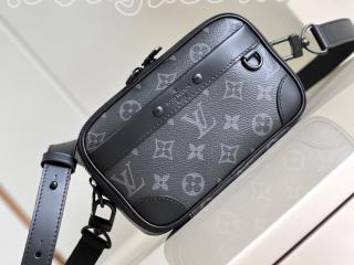 M82542 ルイヴィトン モノグラム・エクリプス バッグ コピー 「LOUIS VUITTON」 23新作 ナノ アルファ・ウェアラブル ウォレット メンズ ショルダーバッグ