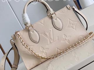 M23698 ルイヴィトン モノグラム・アンプラント バッグ コピー 「LOUIS VUITTON」 23新作 オンザゴー EW レディース ショルダーバッグ