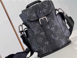 M82769 ルイヴィトン モノグラム・エクリプス バッグ スーパーコピー 「LOUIS VUITTON」 23新作 ナノ・クリストファー メンズ ボディバッグ