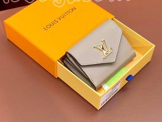 M69340 ルイヴィトン 財布 スーパーコピー 「LOUIS VUITTON」 23新作 ポルトフォイユ・ロックミニ レディース 三つ折り財布 グレージュ