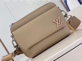 M23710 ルイヴィトン バッグ コピー 「LOUIS VUITTON」 23新作 ファストライン・メッセンジャー メンズ ショルダーバッグ Sable Beige