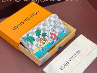 N40507 ルイヴィトン モノグラム・アズール 長財布 コピー 「LOUIS VUITTON」 23新作 ジッピー・ウォレット レディース ラウンドファスナー財布