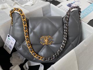 AS4638-2 シャネル バッグ コピー CHANEL 24 Cruise ホーボーバッグ シャイニー ラムスキン レディース ショルダーバッグ