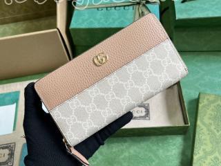 456117-2 グッチ 長財布 コピー GUCCI 23新款 ダブルG ジップアラウンドウォレット ラウンドファスナー財布