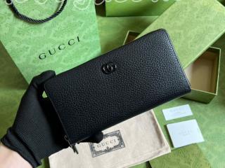 456117-6 グッチ 長財布 コピー GUCCI 23新款 〔GGマーモント〕ジップアラウンドウォレット ラウンドファスナー財布