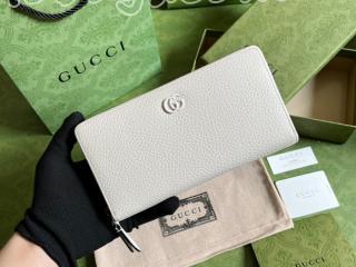 456117-8 グッチ 長財布 コピー GUCCI 23新款 〔GGマーモント〕ジップアラウンドウォレット ラウンドファスナー財布