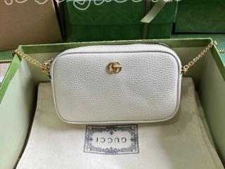 ‎772759-2 グッチ バッグ コピーGUCCI  23新款 〔GGマーモント〕ミニ ショルダーバッグ