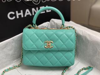 AS4654-1 シャネル バッグ コピー CHANEL 24 Cruise トップハンドル フラップ バッグ ラムスキン レディース ショルダーバッグ 6色可選択