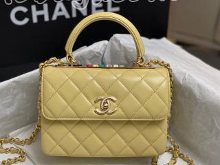 AS4654-2 シャネル バッグ スーパーコピー CHANEL 24 Cruise トップハンドル フラップ バッグ ラムスキン レディース ショルダーバッグ 6色可選択