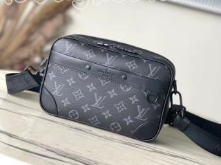 M46955 ルイヴィトン モノグラム・エクリプス バッグ コピー 「LOUIS VUITTON」 24新作 アルファ・メッセンジャー メンズ ショルダーバッグ